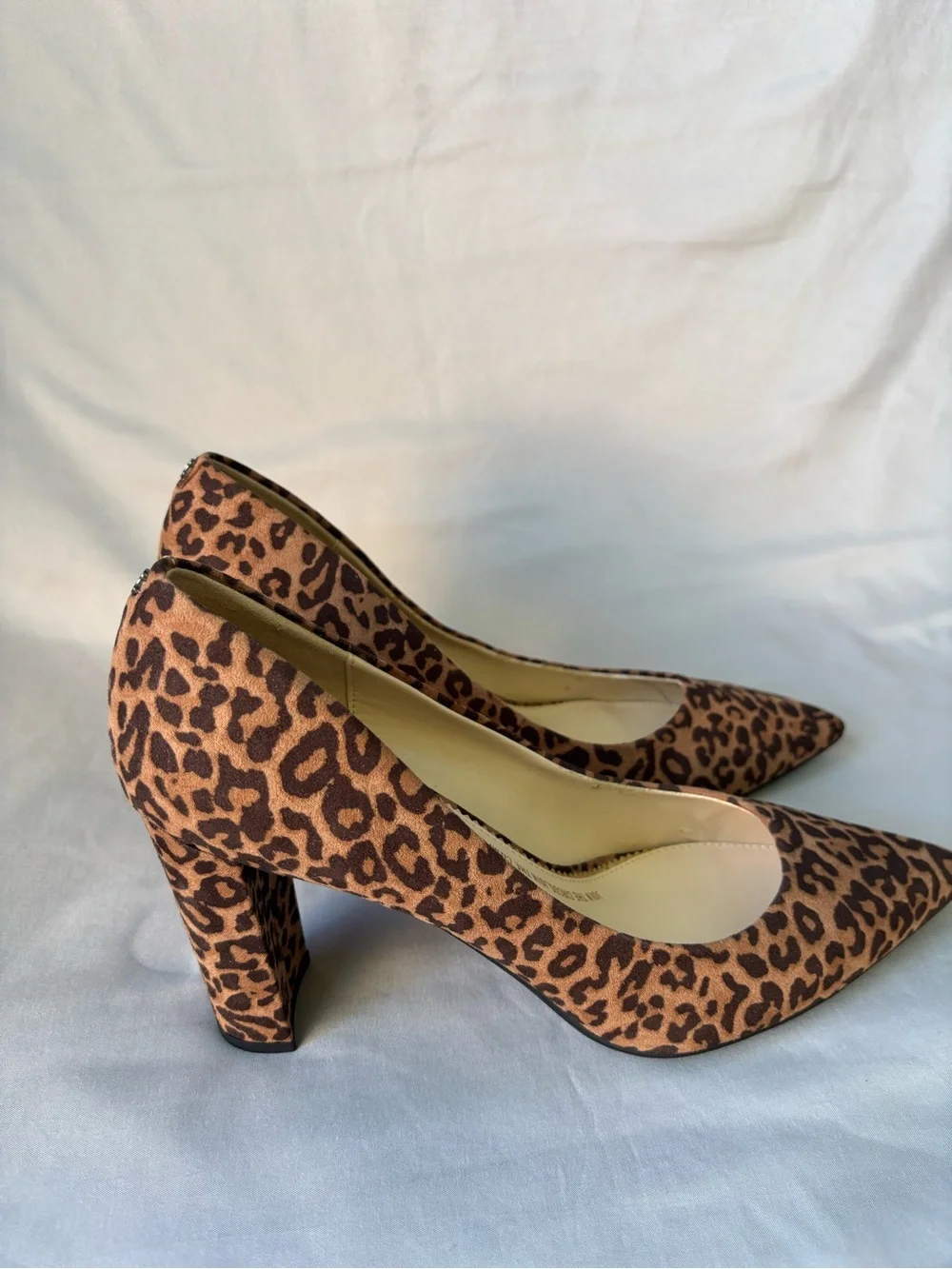 Circus by Sam Edelman Leopard Print Pointed Toe Pumps - Brown/Black Size 10